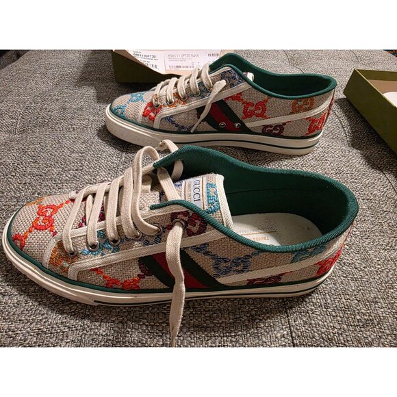 Gucci Tennis 1977 Psychedelic GG Multicolor Men’s Sneakers Size 7G main image 12